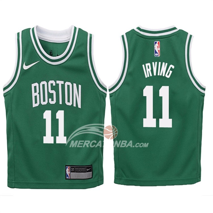 Maglia NBA Bambino Celtics Irving 2017-18 Verde
